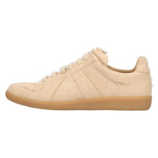 マルタンマルジェラ(Maison Martin Margiela)のMaison Margiela メゾンマルジェラ REPLICA SNEAKER S57WS0236 レプリカ ジャーマントレーナー ローカットスニーカー ベージュ(スニーカー)