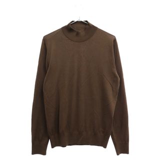 ブリオーニ(Brioni)のBrioni ブリオーニ Mock Neck Sweater モックネック セーター 長袖 ブラウン(ニット/セーター)