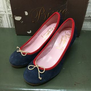 アダムエロぺ(Adam et Rope')のスペイン製　Bisue Ballerinas　靴　USED　10696(ハイヒール/パンプス)