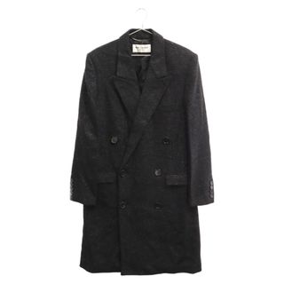 SAINT LAURENT PARIS サンローランパリ 19AW Glitter Chester Coat ラメツイードチェスターコート ブラック 575730 Y033J