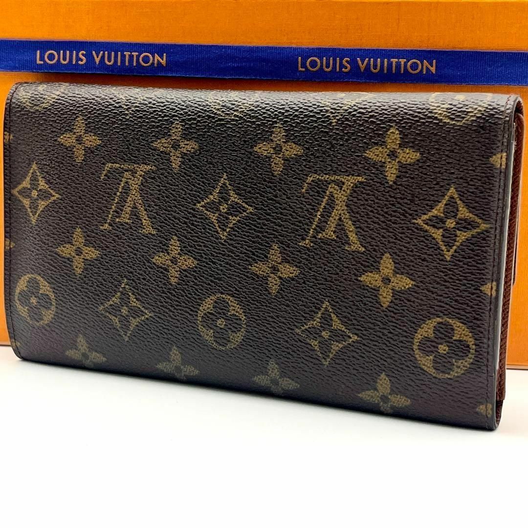 LOUIS VUITTON(ルイヴィトン)のルイヴィトン 長財布 茶 モノグラム インターナショナル レディースのファッション小物(財布)の商品写真