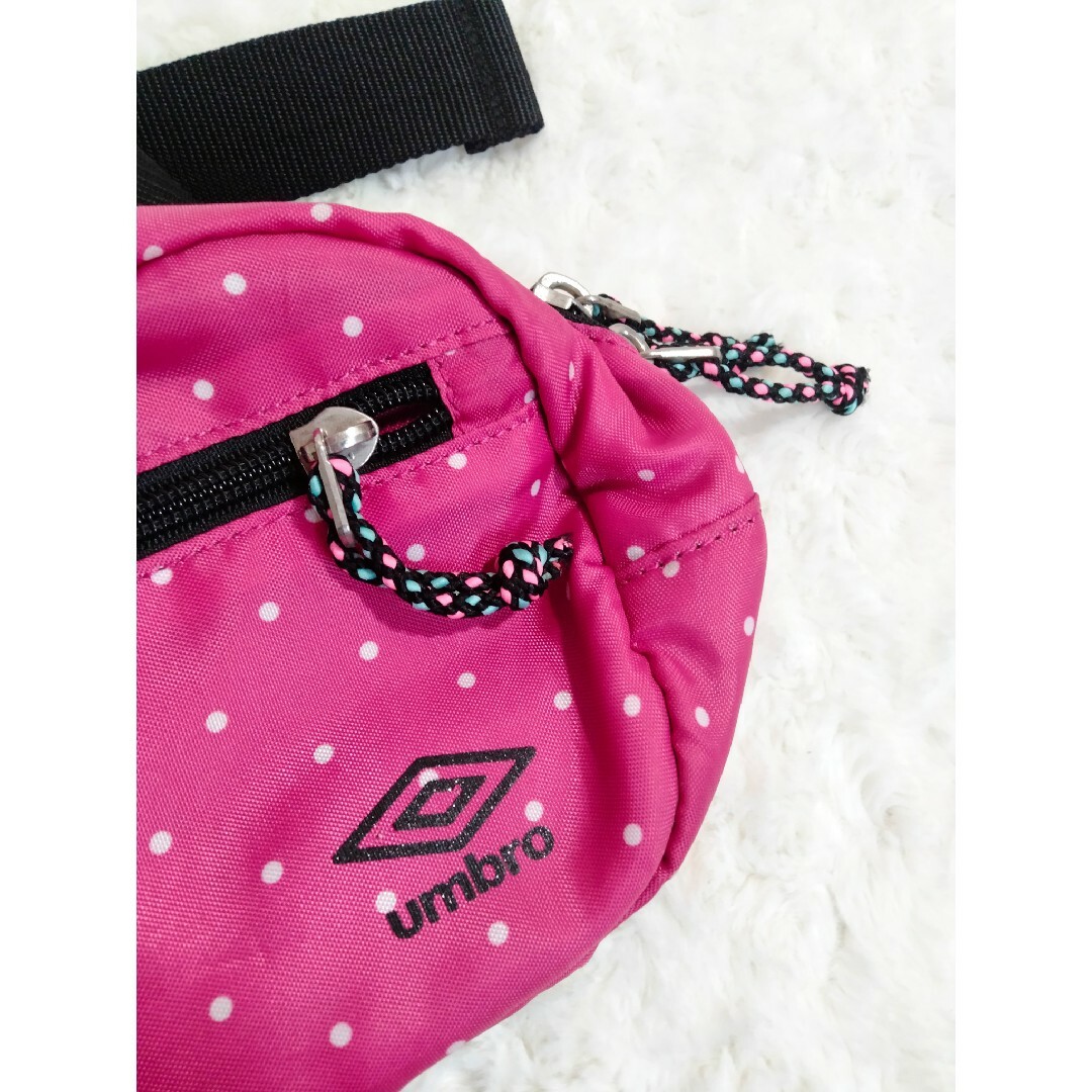 UMBRO(アンブロ)のumbro アンブロ  ショルダーバッグ 水玉 ピンク レディースのバッグ(ショルダーバッグ)の商品写真
