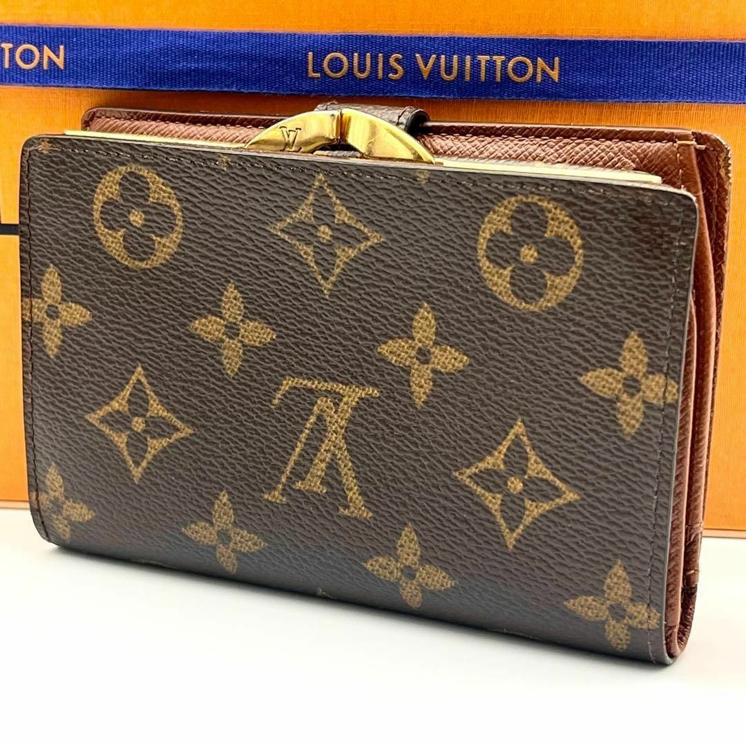 LOUIS VUITTON(ルイヴィトン)のルイヴィトン 折りたたみ財布 モノグラム 茶色 ヴィエノワ レディースのファッション小物(財布)の商品写真