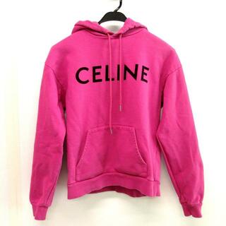 celine - 正規 美品 セリーヌ フロックロゴ パーカー ベージュ Lの通販 ...