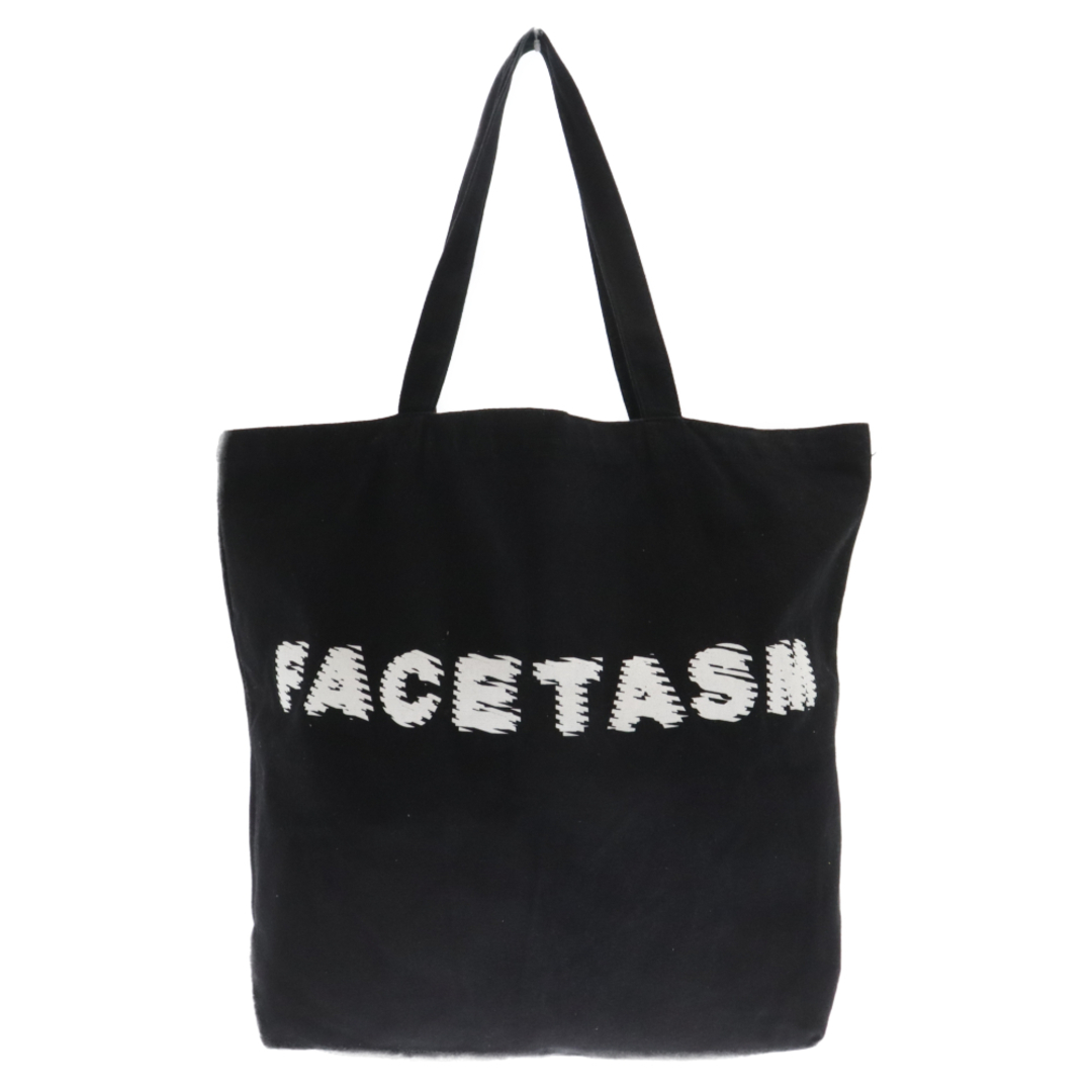 FACETASM(ファセッタズム)のFACETASM ファセッタズム 22AW×KOSUKE KAWAMURA SHEEP LOGO TOTE BAG KK-BAG-U01 シープペーパーロゴトートバッグ ブラック メンズのバッグ(トートバッグ)の商品写真