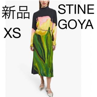 アパルトモンドゥーズィエムクラス(L'Appartement DEUXIEME CLASSE)の新品 STINE GOYA スティーヌゴヤ Night Tulips ドレス(ロングワンピース/マキシワンピース)