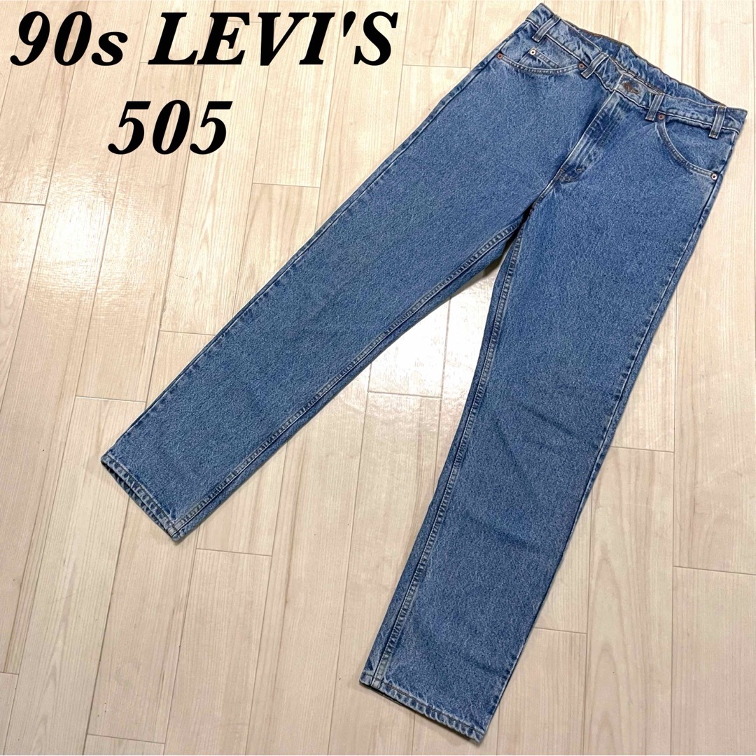 Levi's(リーバイス)の90s LEVI'Sリーバイス 505 デニムパンツ W34 オレンジタブ 希少 メンズのパンツ(デニム/ジーンズ)の商品写真