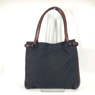 グッチ(Gucci)のグッチ GUCCI 101346 GG デニム ショルダーバッグ 肩掛け カバン トートバッグ GGキャンバス ブラウン(トートバッグ)