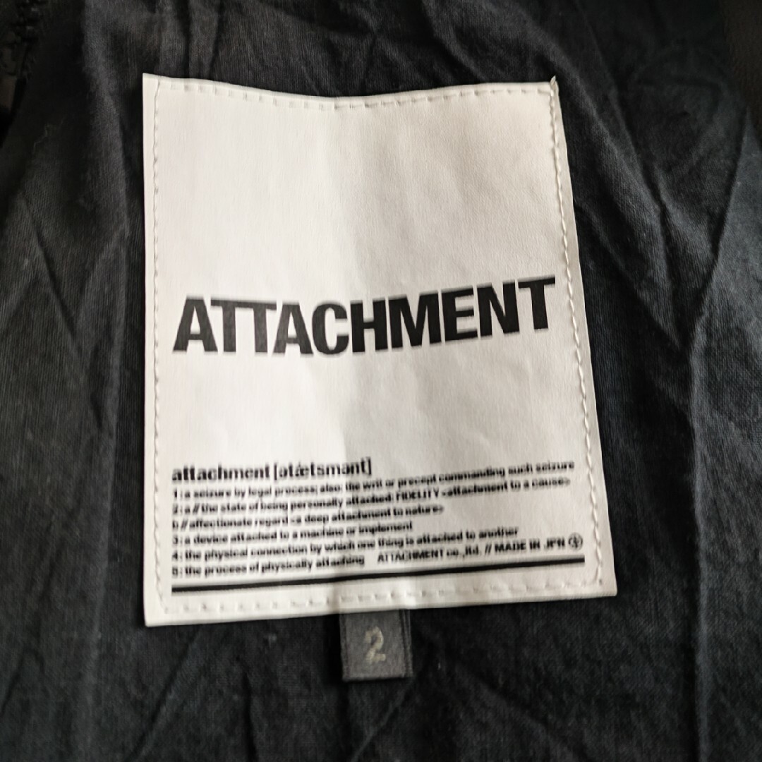 ATTACHIMENT(アタッチメント)のATTACHMENT　シングルライダース　２ウェイ　サイズ２ メンズのジャケット/アウター(ライダースジャケット)の商品写真