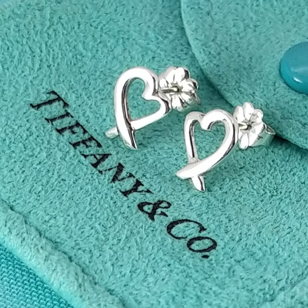 ☆美品☆【TIFFANY\u0026Co.】ラビングハート　ピアス　403てぃふぁ美_ピアス_イヤリング