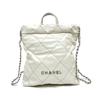 シャネル リュック(レディース)(ホワイト/白色系)の通販 56点 シャネル リュック(レディース)(ホワイト/白色系)の通販 56点