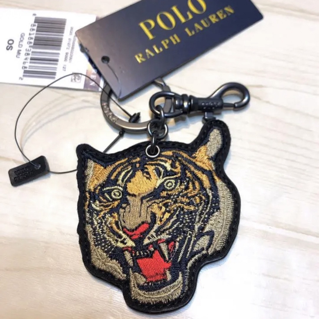 POLO RALPH LAUREN(ポロラルフローレン)のポロ ラルフローレン タイガー 虎 バッグ チャーム ポロベアー キーホルダー メンズのファッション小物(キーホルダー)の商品写真