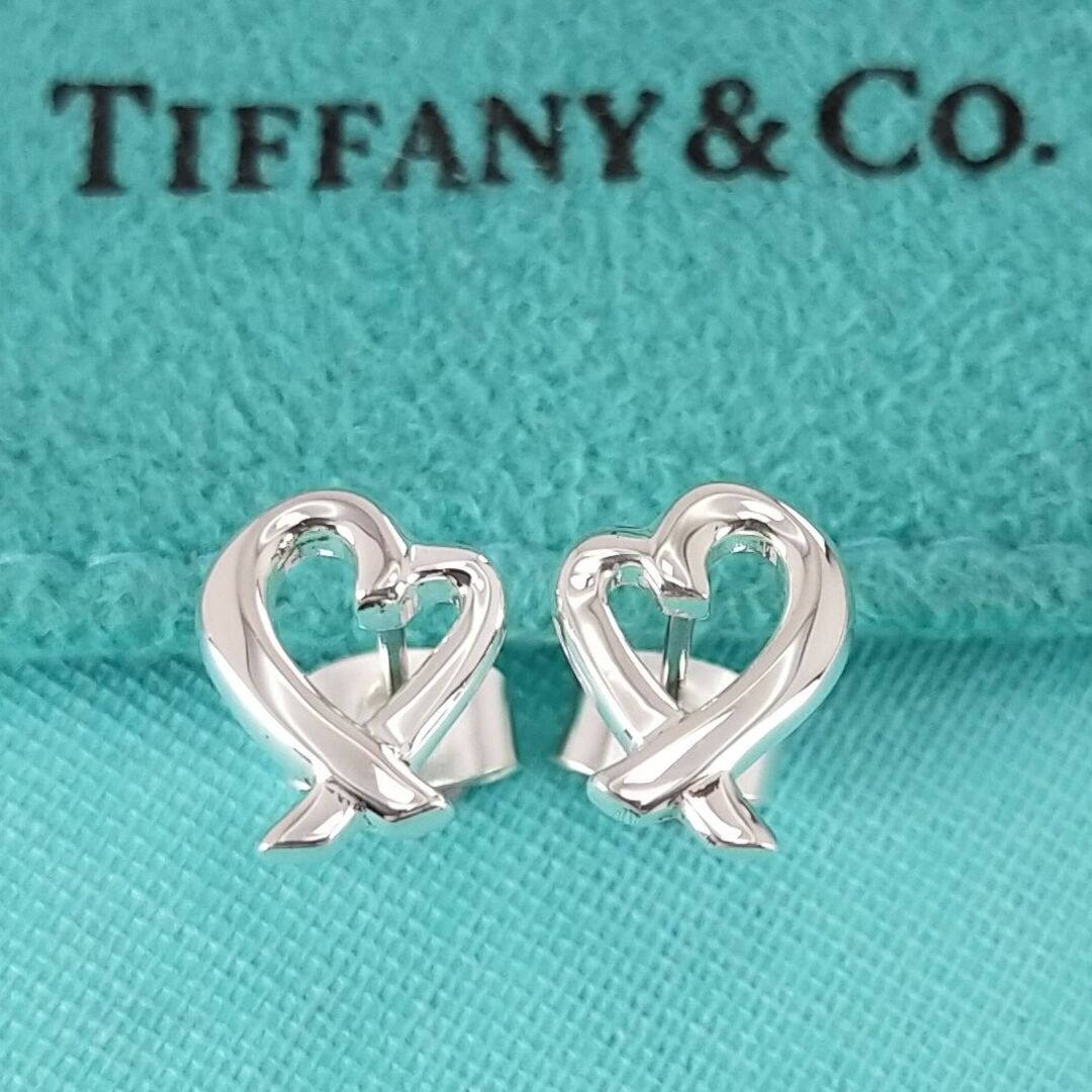 てぃふぁ美_ラビングハート一覧☆美品☆【TIFFANY\u0026Co.】ラビングハート　ピアス　912