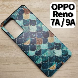 OPPO Reno 7A / 9A スマホケース グリーンスケール(Androidケース)