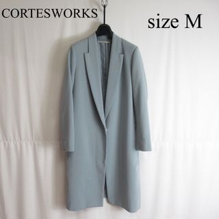 コルテスワークス(CORTES WORKS)のCORTESWORKS ジャージー チェスターコート アウター ジャケット M(チェスターコート)