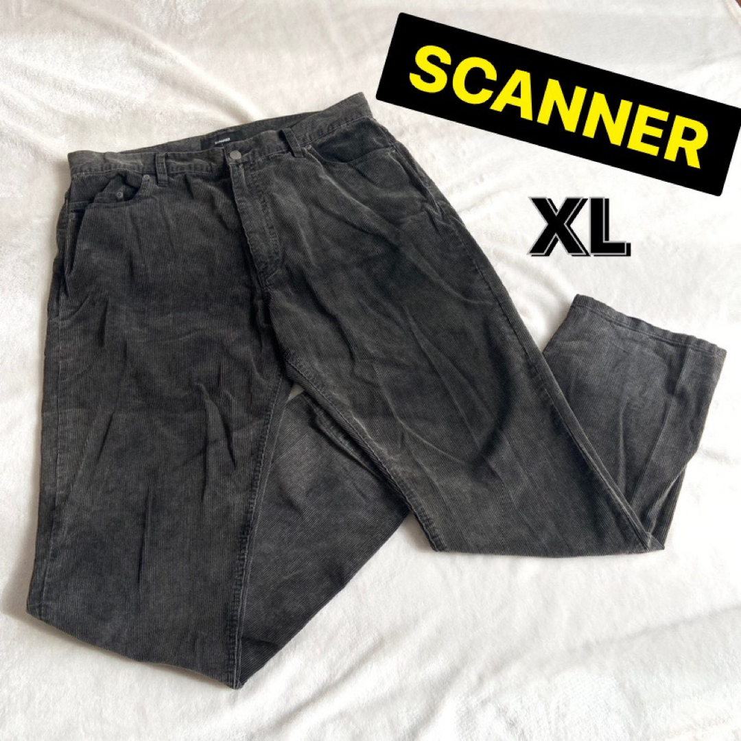 SCANNER(スキャナー)のスキャナー★コーデュロイ パンツ★ブラック★XL メンズのパンツ(その他)の商品写真