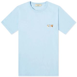 メゾンキツネ(MAISON KITSUNE')の美品　Maison Kitsune Tシャツ(Tシャツ/カットソー(半袖/袖なし))