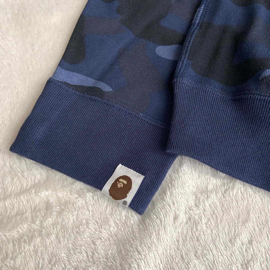 A BATHING APE(アベイシングエイプ)の新品★ア ベイシング エイプ★ジップアップ パーカー★ブルー★M メンズのトップス(パーカー)の商品写真