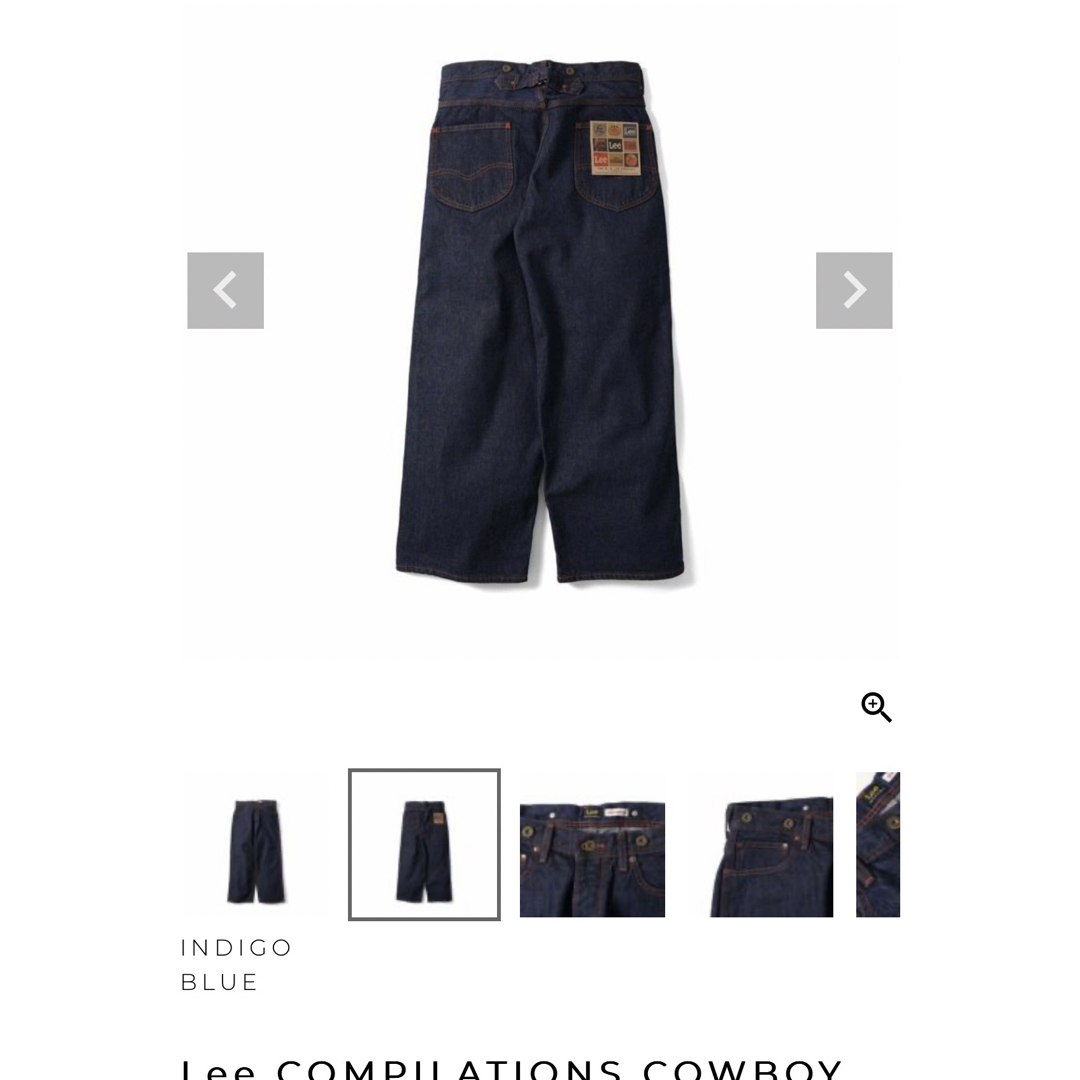 Lee(リー)のLee COMPILATIONS COWBOY JACKETデニム セットアップ メンズのジャケット/アウター(Gジャン/デニムジャケット)の商品写真