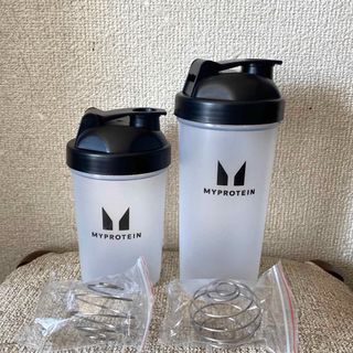 マイプロテイン(MYPROTEIN)のマイプロテイン　 黒シェイカーセット（400ml＆600ml）(トレーニング用品)