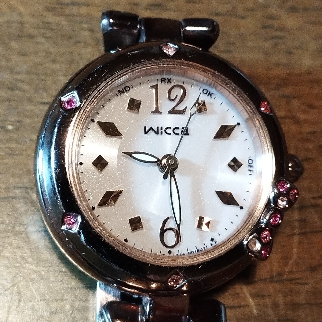 CITIZEN(シチズン)のAD24　シチズン・ウィッカ　ソーラー時計　稼働品 レディースのファッション小物(腕時計)の商品写真