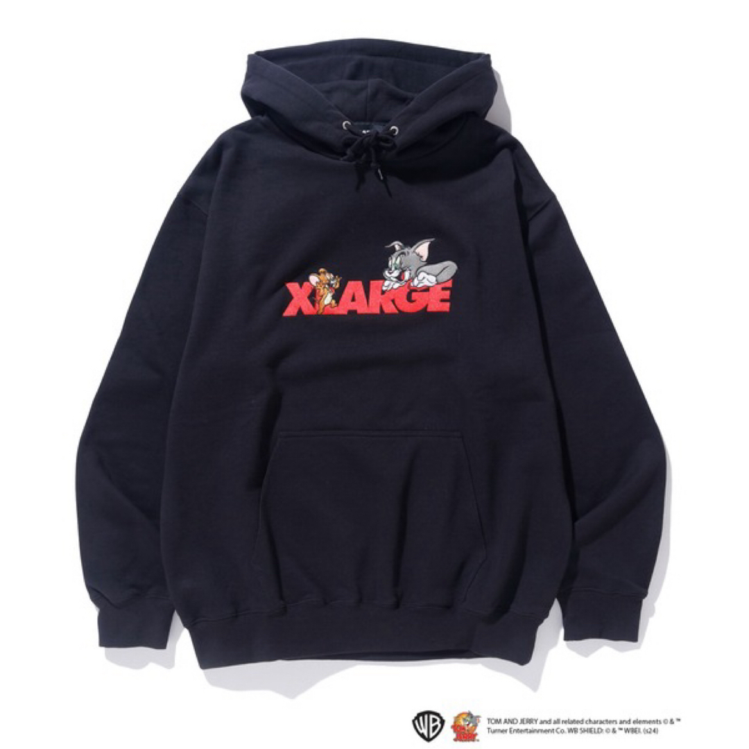 XLARGE x TOM AND JERRY HOODED SWEATSHIRT