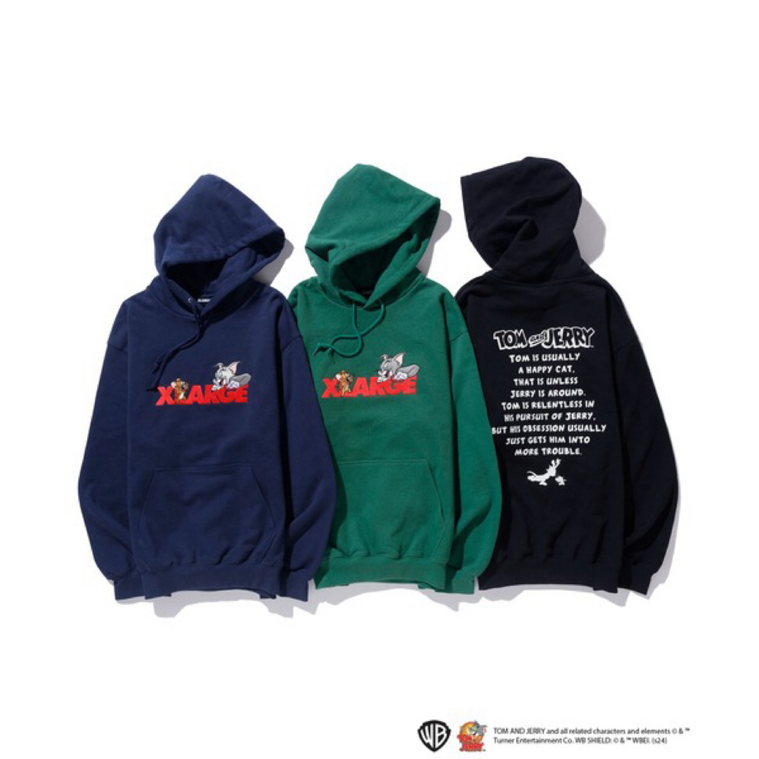 XLARGE(エクストララージ)のXLARGE x Tom and Jerry Hooded Sweatshirt メンズのジャケット/アウター(スタジャン)の商品写真