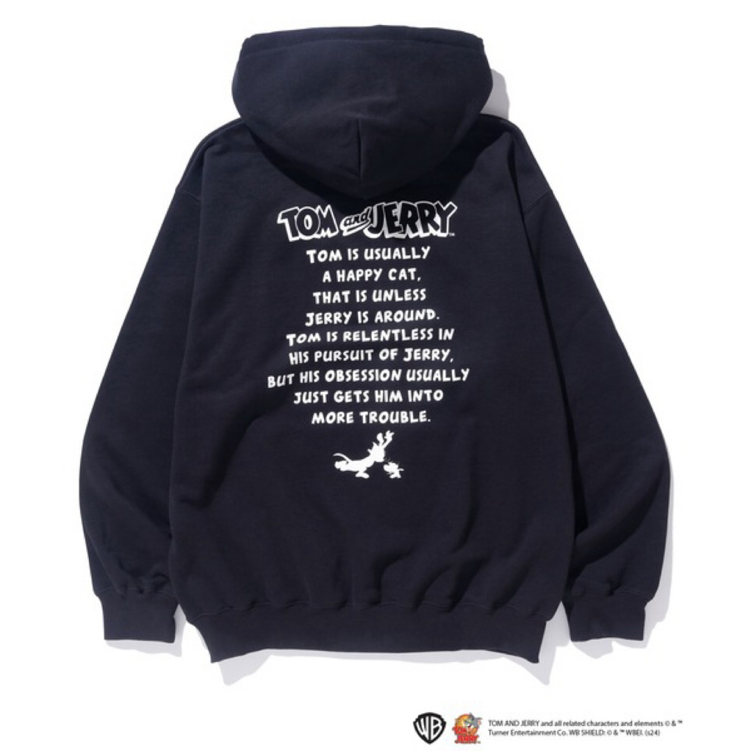 XLARGE(エクストララージ)のXLARGE x Tom and Jerry Hooded Sweatshirt メンズのジャケット/アウター(スタジャン)の商品写真