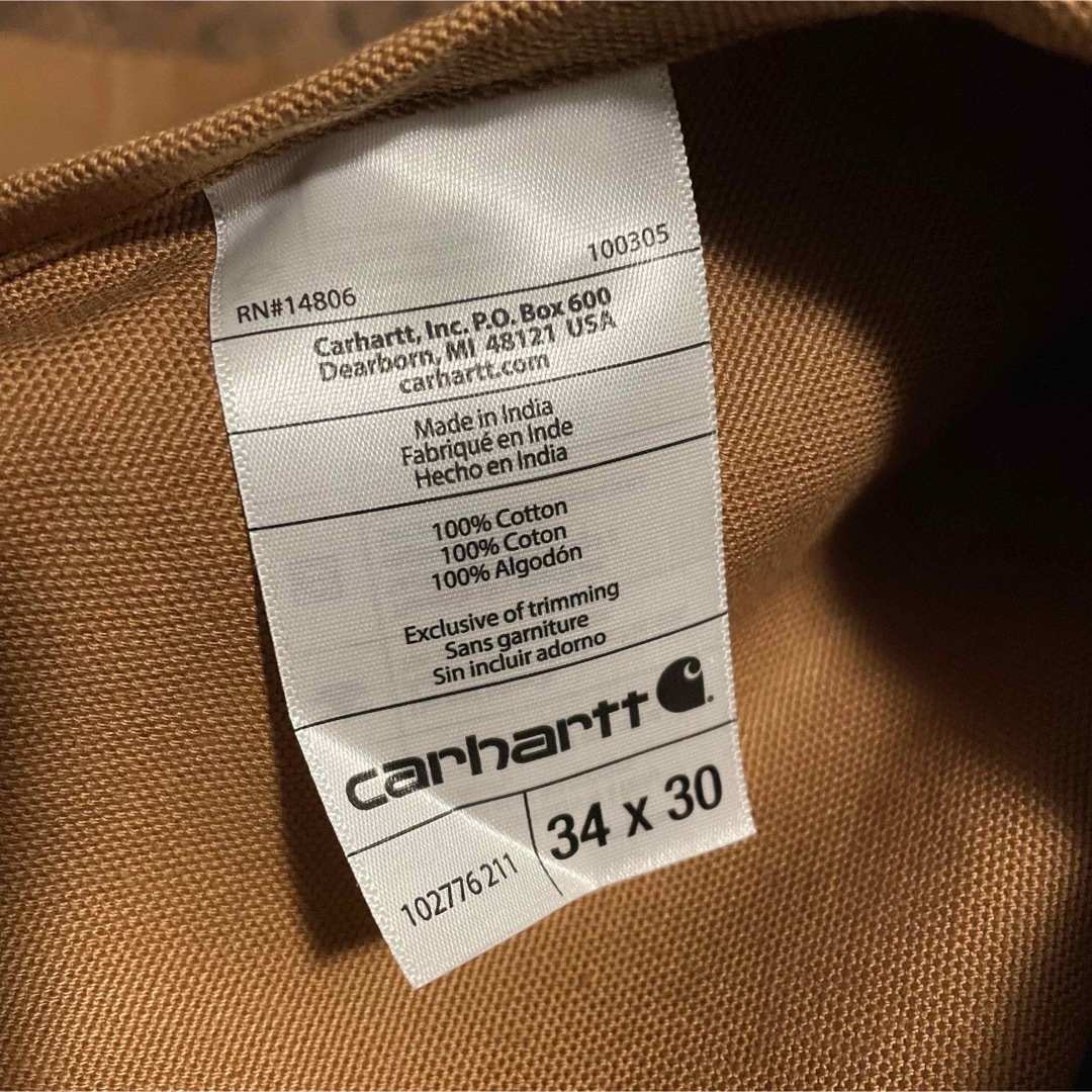 carhartt(カーハート)のカーハート ダック オーバーオール ブラウン 34 × 30 102776 メンズのパンツ(サロペット/オーバーオール)の商品写真