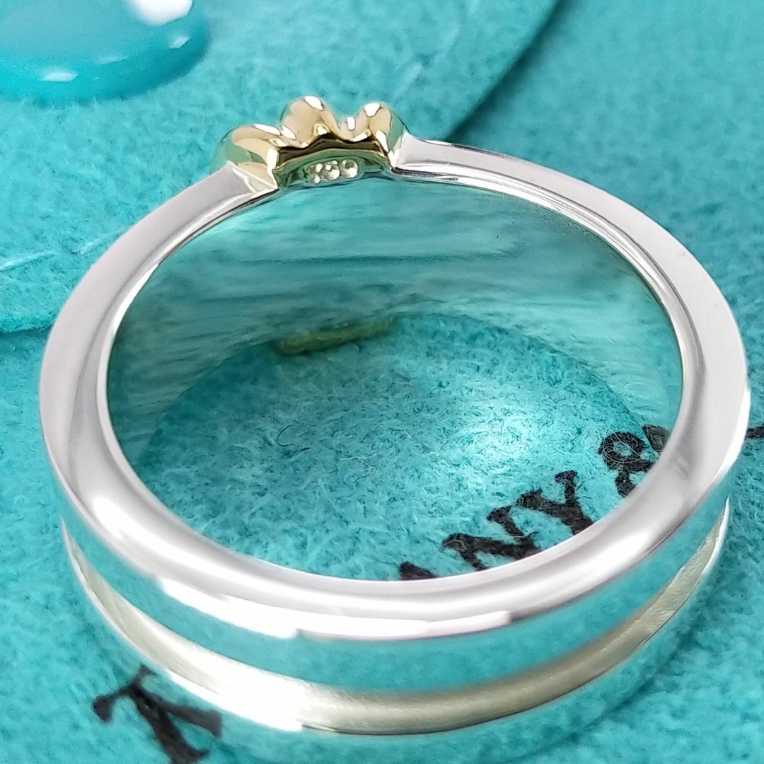 Tiffany & Co.(ティファニー)の☆美品☆【TIFFANY&Co.】グルーブド　コンビ　リング　１４号　891 メンズのアクセサリー(リング(指輪))の商品写真