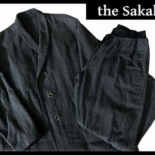 サカキ(THE SAKAKI)の希少 サカキ 鬼の居ぬ間着 ジャケット & 居間着 乙 パンツ セットアップ M(その他)