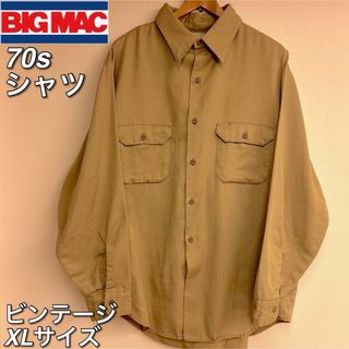 ジェーシーペニー(J.C.PENNEY)の【激レア美品】70s BIG MAC ビッグマック シャツ オーバーサイズ XL(シャツ)