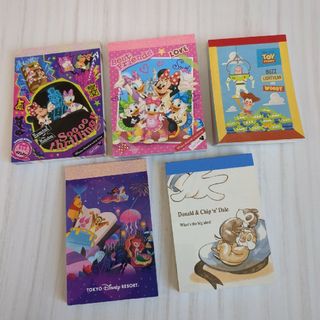 Disney - メモ帳 ディズニー 5冊セット