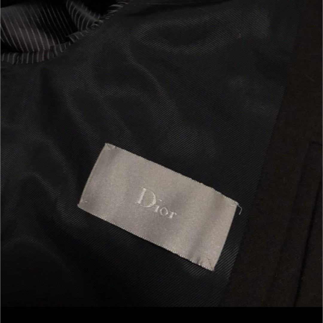 DIOR HOMME(ディオールオム)のディオールオム クチュール技術 クリス期 ディテール コート Mサイズ 美品 メンズのジャケット/アウター(チェスターコート)の商品写真