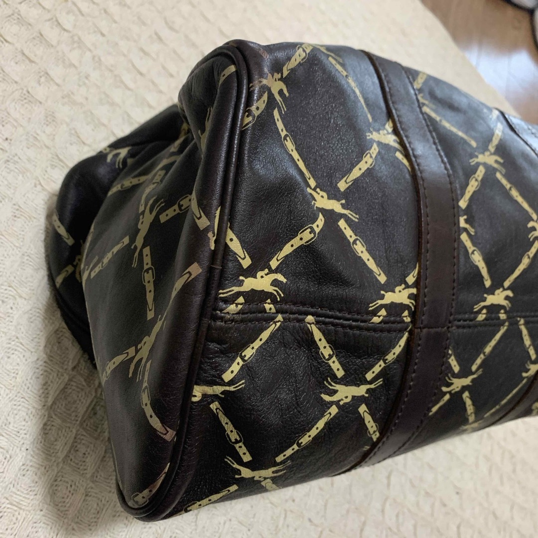 LONGCHAMP - LONGCHAMP ロンシャン 総柄ボストンバッグ