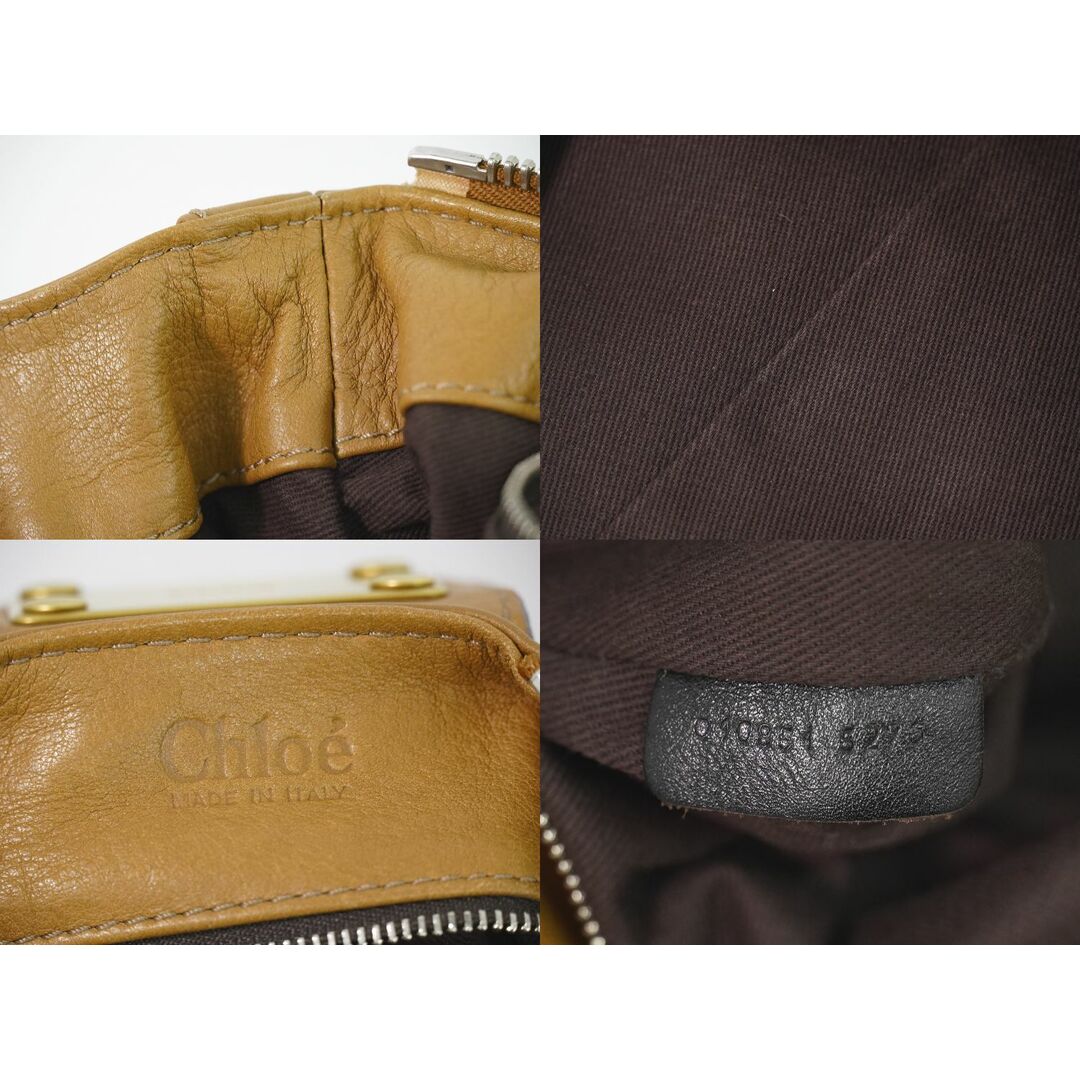 Chloe(クロエ)の本物 クロエ Chloe パディントン ハンドバッグ レザー ベージュ Paddington バッグ 中古 レディースのバッグ(ハンドバッグ)の商品写真
