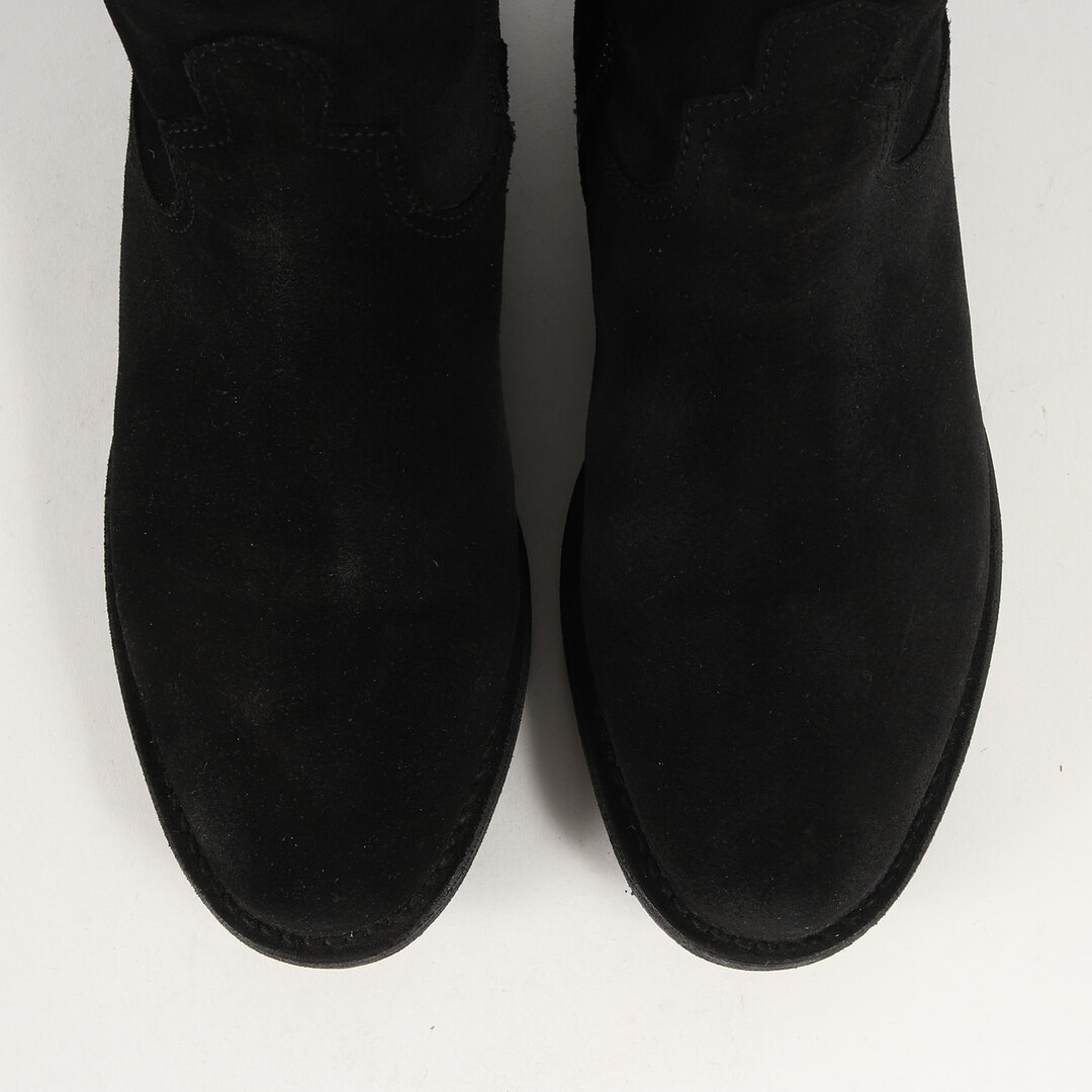 nonnative(ノンネイティブ)のNONNATIVE ノンネイティブ サイズ:26.0cm Rags McGREGOR ×OFFICINE CREATIVE スウェードレザー ペコスブーツ RANCHER ZIP UP BOOTS COW SUEDE ラグスマックレガー オフィチーネ クリエイティブ ブラック 40 コラボ シューズ 靴【メンズ】【中古】 メンズの靴/シューズ(ブーツ)の商品写真