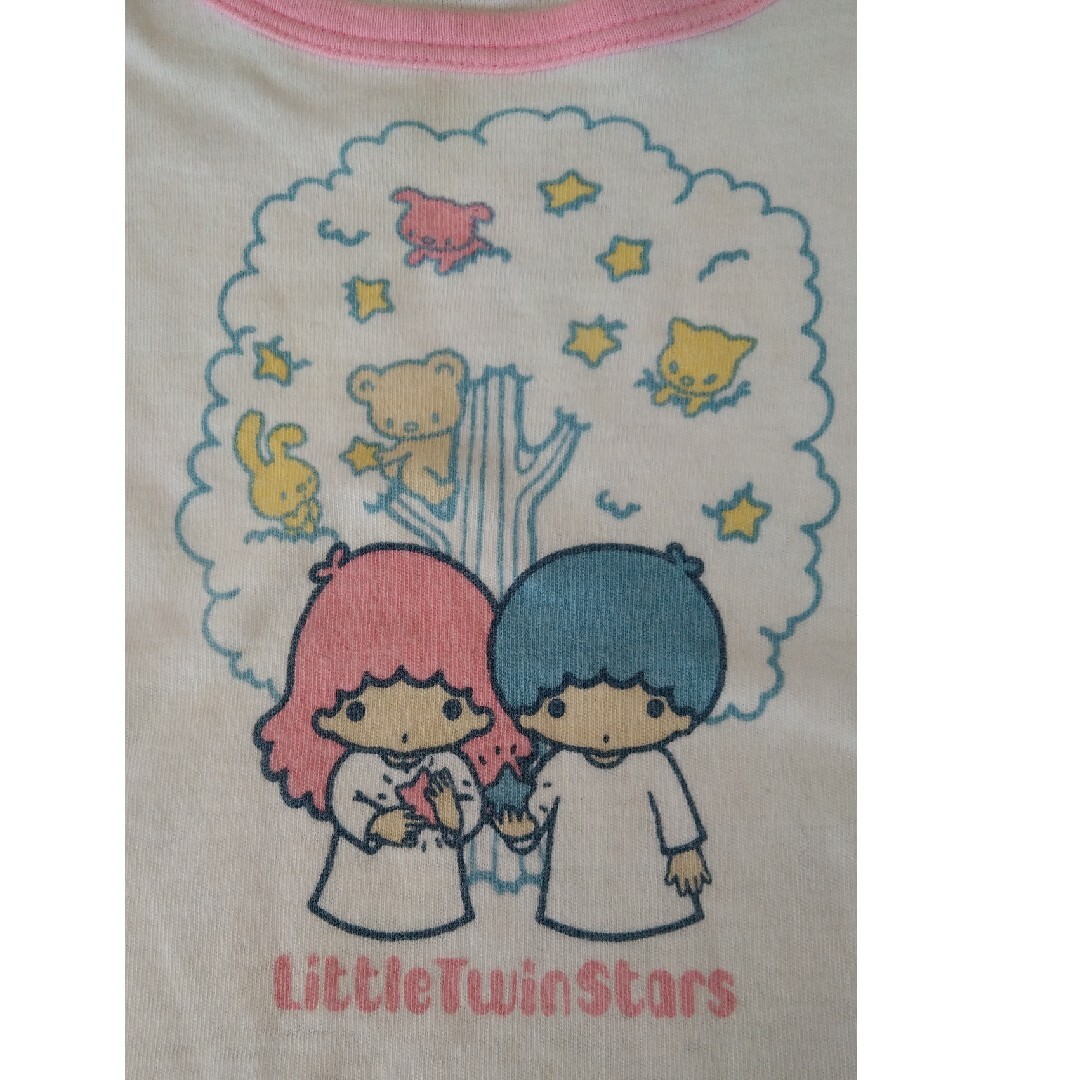 サンリオ(サンリオ)のキキララ　Tシャツ　レトロ キッズ/ベビー/マタニティのキッズ服女の子用(90cm~)(Tシャツ/カットソー)の商品写真