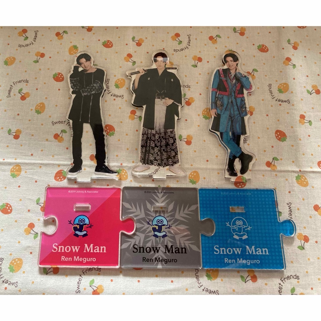 SnowMan 目黒蓮 アクスタ 3種セット SnowMan 目黒蓮 アクスタ 3種セット