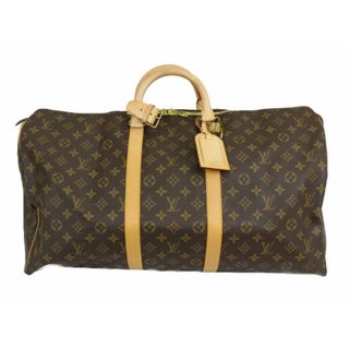 ルイヴィトン(LOUIS VUITTON)のLOUIS VUITTON　ルイ・ヴィトン　キーポル55　M41424　ボストンバッグ　トラベルバッグ　旅行カバン　モノグラム　ブラウン　メンズ　レディース　ユニセックス　プレゼント包装可　ギフト　人気　定番　レディース【中古】松前R56号店(ボストンバッグ)