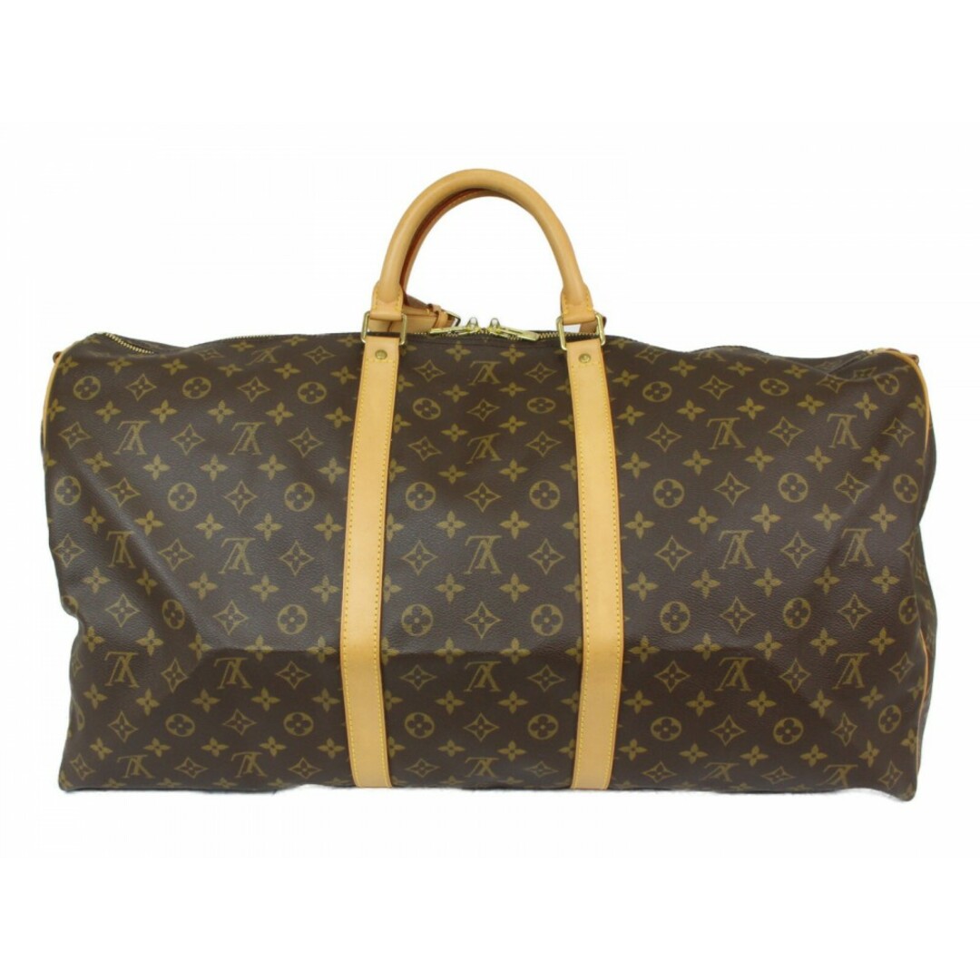 LOUIS VUITTON(ルイヴィトン)の【鍵、カデナあり】LOUIS VUITTON　ルイ・ヴィトン　キーポル・バンドリエール60　M41412　ボストンバッグ　旅行バッグ　モノグラム・キャンバス　ブラウン系　メンズ　レディース　ユニセックスギフト　プレゼント包装可　【中古】　松前R56号店 メンズのバッグ(ボストンバッグ)の商品写真