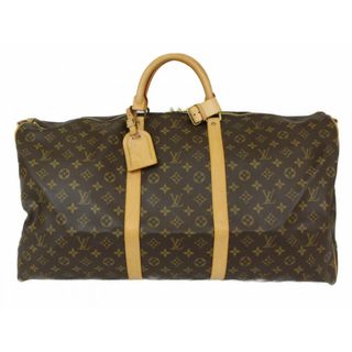 ルイヴィトン(LOUIS VUITTON)の【鍵、カデナあり】LOUIS VUITTON　ルイ・ヴィトン　キーポル・バンドリエール60　M41412　ボストンバッグ　旅行バッグ　モノグラム・キャンバス　ブラウン系　メンズ　レディース　ユニセックスギフト　プレゼント包装可　【中古】　松前R56号店(ボストンバッグ)