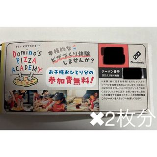 ドミノピザ　ピザアカデミー2枚分(その他)