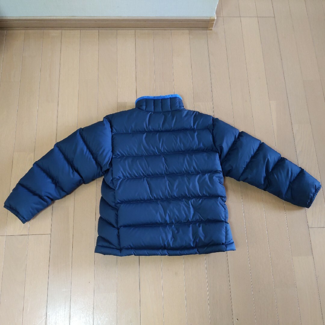 patagonia(パタゴニア)のpatagoniaパタゴニアキッズダウンM140サイズ使用品 キッズ/ベビー/マタニティのキッズ服男の子用(90cm~)(ジャケット/上着)の商品写真