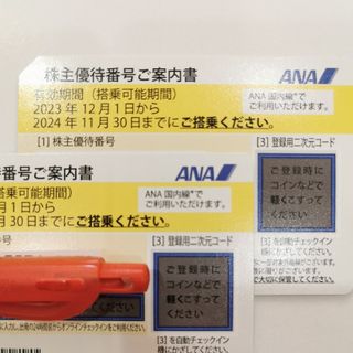 エーエヌエー(ゼンニッポンクウユ)(ANA(全日本空輸))のANA株主優待券2枚(その他)