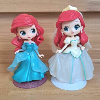 ディズニー(Disney)のQposket キューポスケット♡アリエルキラキラセット☆ディズニー(フィギュア)