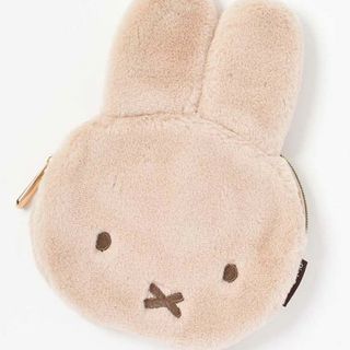 ミッフィー(miffy)の新品☆BRUNA FACE FURダイカットポーチ☆ミッフィー(ポーチ)