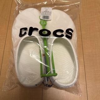 クロックス(crocs)の新品 クロックス メロウ リカバリー クロッグ ホワイト25㎝(サンダル)