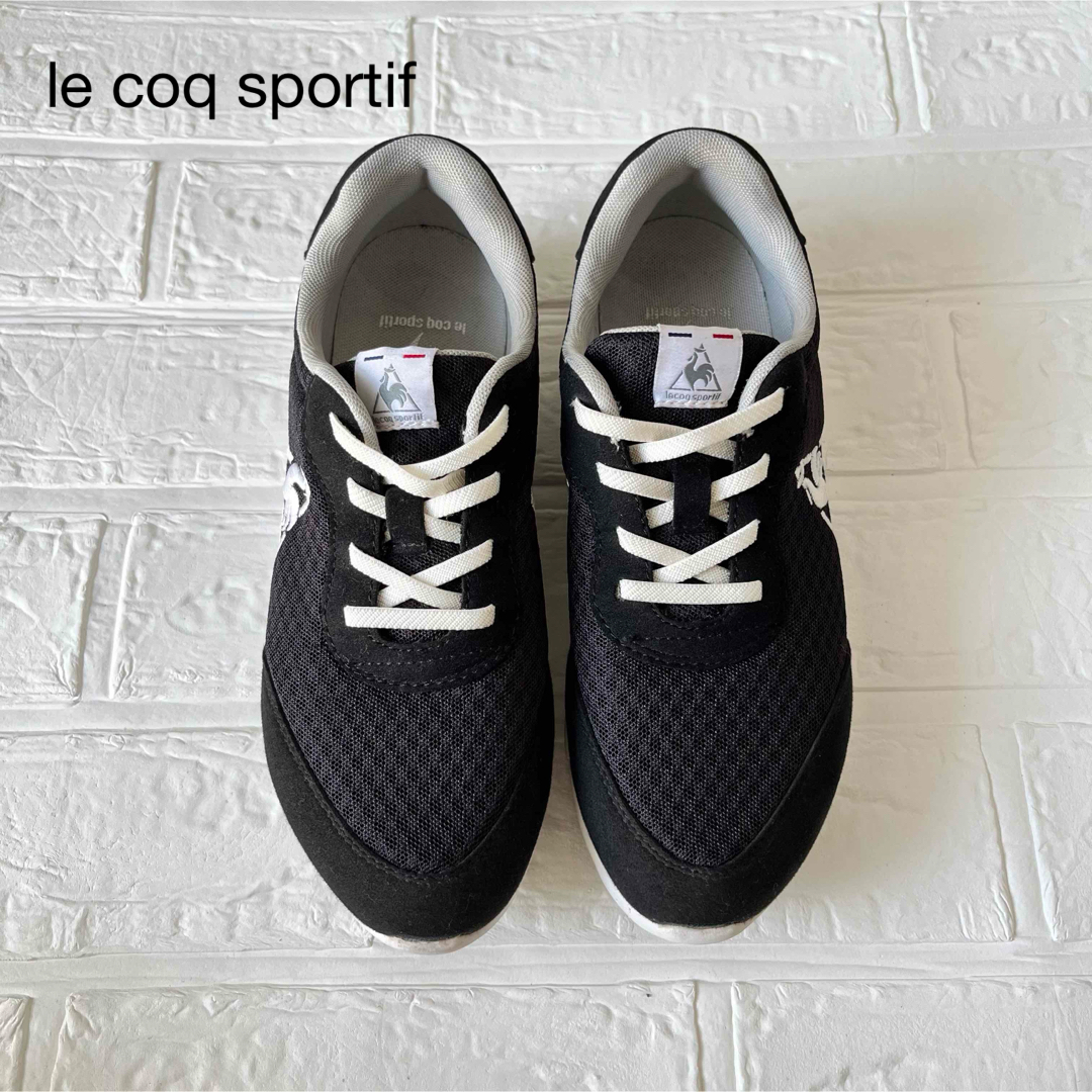 le coq sportif(ルコックスポルティフ)のルコック スポルティフ le coq sportif スニーカー 23.5 BK レディースの靴/シューズ(スニーカー)の商品写真