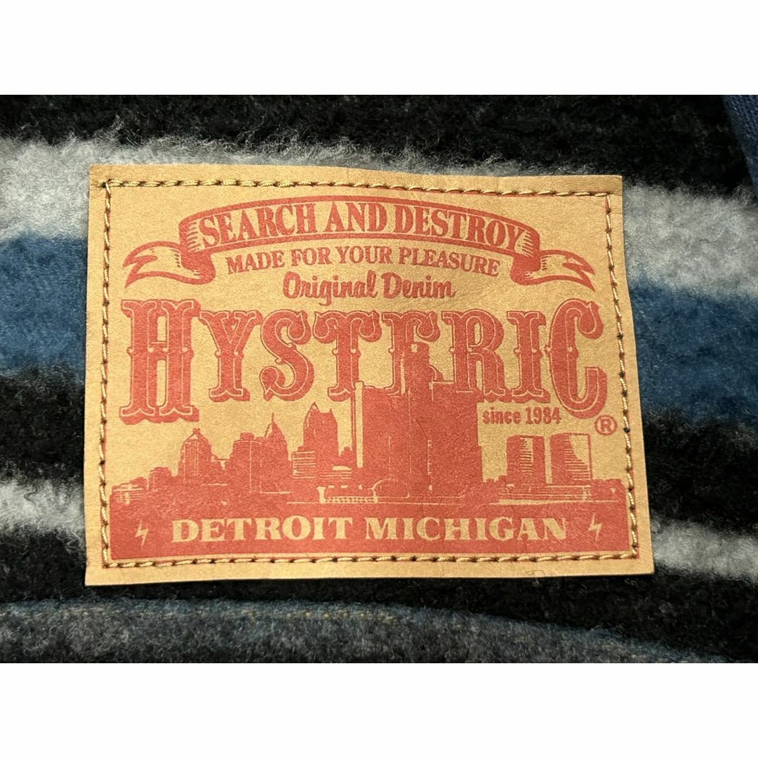 HYSTERIC GLAMOUR(ヒステリックグラマー)の＊HYSTERIC GLAMOUR 裏起毛 ヒスガール デニムジャケット S メンズのジャケット/アウター(Gジャン/デニムジャケット)の商品写真